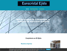 Tablet Screenshot of eurocristalejido.com